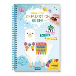Tr&ouml;tsch Bastelbuch Besch&auml;ftigungsbuch Meine ersten Kreuzstichbilder Niedliche Tiere
