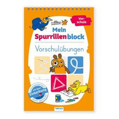 TR&Ouml;TSCH - Die Maus Mein Spurrillenblock Vorschul&uuml;bungen &Uuml;bungsbuch