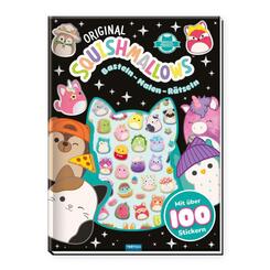 TR&Ouml;TSCH - Bastelbuch mit Stickern Original Squishmallows |Basteln Malen R&auml;tseln mit Stickern | Ab 6 Jahren