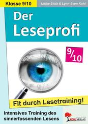 Der Leseprofi / Lesetraining Klasse 9-10