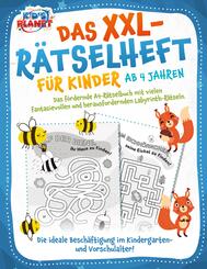 Das XXL-R&auml;tselheft f&uuml;r Kinder ab 4 Jahren: Das f&ouml;rdernde A4-R&auml;tselbuch mit fantasievollen und herausfordernden Labyrinth-R&auml;tseln. Die ideale Besch&auml;ftigung im Kindergarten- und Vorschulalter!