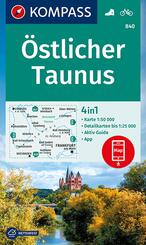 KOMPASS Wanderkarte 840 &Ouml;stlicher Taunus 1:50.000