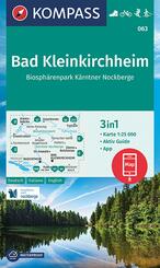 KOMPASS Wanderkarte 063 Bad Kleinkirchheim, Biosph&auml;renpark K&auml;rntner Nockberge 1:25.000