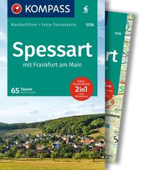 KOMPASS Wanderf&uuml;hrer Spessart, 65 Touren mit Extra-Tourenkarte