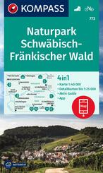 KOMPASS Wanderkarte 773 Naturpark Schw&auml;bisch-Fr&auml;nkischer Wald 1:40.000