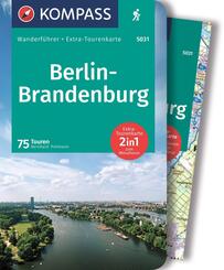 KOMPASS Wanderf&uuml;hrer Berlin-Brandenburg, 75 Touren mit Extra-Tourenkarte
