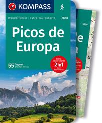 KOMPASS Wanderf&uuml;hrer Picos de Europa, 55 Touren mit Extra-Tourenkarte