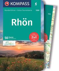 KOMPASS Wanderf&uuml;hrer Rh&ouml;n, 50 Touren mit Extra-Tourenkarte