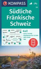 KOMPASS Wanderkarte 171 S&uuml;dliche Fr&auml;nkische Schweiz 1:50.000