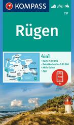 KOMPASS Wanderkarte 737 R&uuml;gen 1:50.000