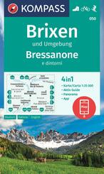 KOMPASS Wanderkarte 050 Brixen und Umgebung / Bressanone e dintorni 1:25.000