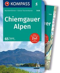 KOMPASS Wanderf&uuml;hrer Chiemgauer Alpen, 65 Touren mit Extra-Tourenkarte