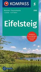 KOMPASS Wander-Tourenkarte Eifelsteig 1:50.000
