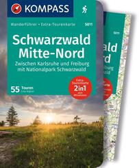KOMPASS Wanderf&uuml;hrer Schwarzwald Mitte-Nord, 50 Touren mit Extra-Tourenkarte