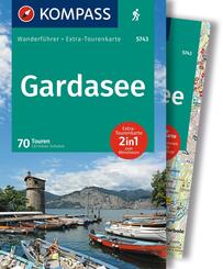 KOMPASS Wanderf&uuml;hrer Gardasee, 70 Touren mit Extra-Tourenkarte