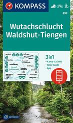 KOMPASS Wanderkarte 899 Wutachschlucht, Waldshut-Tiengen 1:25.000