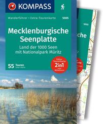 KOMPASS Wanderf&uuml;hrer Mecklenburgische Seenplatte, Land der 1000 Seen mit Nationalpark M&uuml;ritz, 55 Touren mit Extra-Tourenkarte