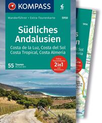 KOMPASS Wanderf&uuml;hrer S&uuml;dliches Andalusien, Costa de la Luz, Costa del Sol, Costa Tropical und Costa Almeria, 55 Touren mit Extra-Tourenkarte