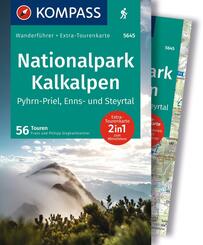KOMPASS Wanderf&uuml;hrer Nationalpark Kalkalpen - Pyhrn-Priel, Enns- und Steyrtal, 56 Touren mit Extra-Tourenkarte
