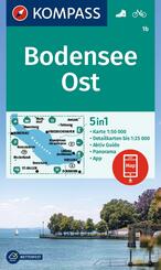 KOMPASS Wanderkarte 1b Bodensee Ost 1:50.000