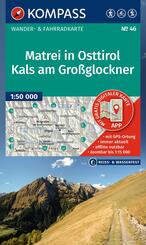 KOMPASS Wanderkarte 46 Matrei in Osttirol, Kals am Gro&szlig;glockner 1:50.000