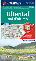 KOMPASS Wanderkarte 052 Ultental / Val d'Ultimo 1:25.000