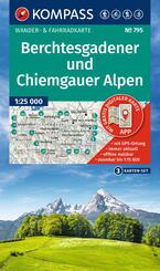 KOMPASS Wanderkarten-Set 795 Berchtesgadener und Chiemgauer Alpen (3 Karten) 1:25.000