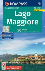 KOMPASS Wanderf&uuml;hrer Lago Maggiore, 50 Touren mit Extra-Tourenkarte