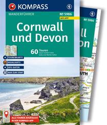 KOMPASS Wanderf&uuml;hrer Cornwall und Devon, 60 Touren mit Extra-Tourenkarte