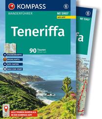 KOMPASS Wanderf&uuml;hrer Teneriffa, 90 Touren mit Extra-Tourenkarte