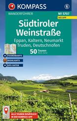KOMPASS Wanderf&uuml;hrer S&uuml;dtiroler Weinstra&szlig;e, 50 Touren mit Extra-Tourenkarte