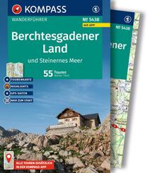 KOMPASS Wanderf&uuml;hrer Berchtesgadener Land und Steinernes Meer, 55 Touren mit Extra-Tourenkarte