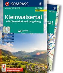KOMPASS Wanderf&uuml;hrer Kleinwalsertal, 35 Touren mit Extra-Tourenkarte