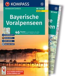 KOMPASS Wanderf&uuml;hrer Bayerische Voralpenseen, 46 Touren mit Extra-Tourenkarte