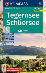 KOMPASS Wanderf&uuml;hrer Tegernsee, Schliersee, 60 Touren mit Extra-Tourenkarte