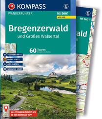 KOMPASS Wanderf&uuml;hrer Bregenzerwald und Gro&szlig;es Walsertal, 60 Touren mit Extra-Tourenkarte