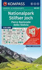 KOMPASS Wanderkarte 072 Nationalpark Stilfser Joch / Parco Nazionale dello Stelvio 1:50.000