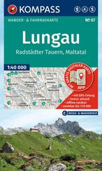 KOMPASS Wanderkarte 67 Lungau, Radst&auml;dter Tauern, Maltatal 1:40.000