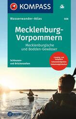 KOMPASS Wasserwanderatlas Mecklenburg-Vorpommern, Mecklenburgische und Bodden-Gew&auml;sser