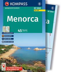 KOMPASS Wanderf&uuml;hrer Menorca, 45 Touren mit Extra-Tourenkarte