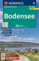 KOMPASS Wanderf&uuml;hrer Bodensee, 75 Touren mit Extra-Tourenkarte
