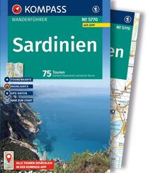 KOMPASS Wanderf&uuml;hrer Sardinien, 75 Touren mit Extra-Tourenkarte