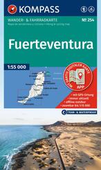 KOMPASS Wanderkarte 254 Fuerteventura 1:55.000