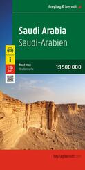 freytag & berndt Stra&szlig;enkarte Saudi-Arabien 1:1,5 Mio.