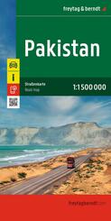 freytag & berndt Stra&szlig;enkarte Pakistan 1:1,5 Mio.