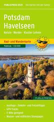 Publicpress Rad- und Wanderkarte Potsdam, Havelseen, Ketzin, Warder, Kloster Lehnin 1:50.000
