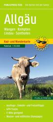 Publicpress Rad- und Wanderkarte Allg&auml;u, Wangen, Kempten, Lindau, Sonthofen 1:35.000